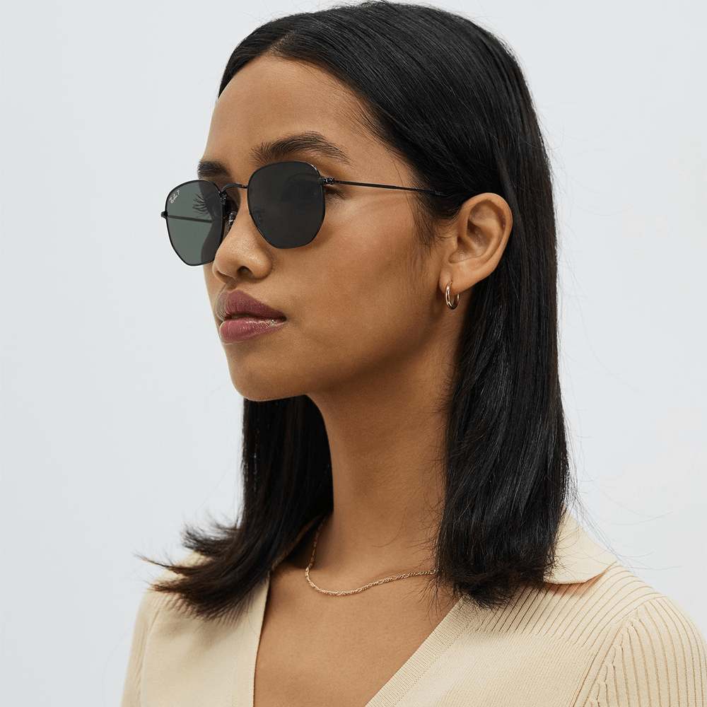 Ray-Ban Hexagonal RB3548N 002/58 51 Polarised Sunglasses